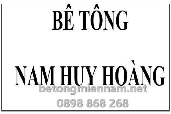 Bê tông Nam Huy Hoàng