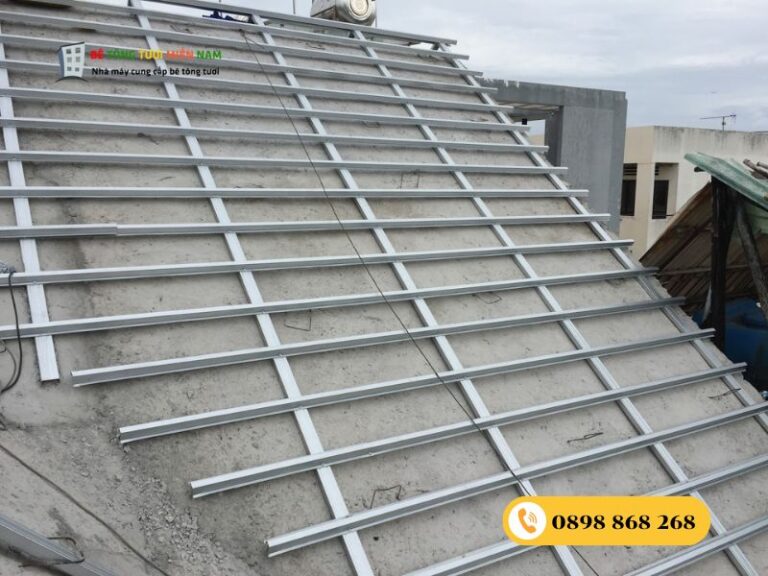 Hướng dẫn đổ bê tông mái dốc chuẩn kỹ thuật xây dựng hiện nay